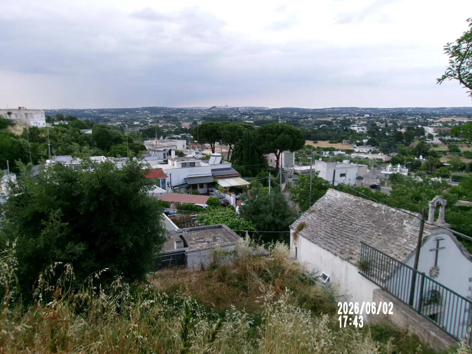 Výhled do krajiny Apulie